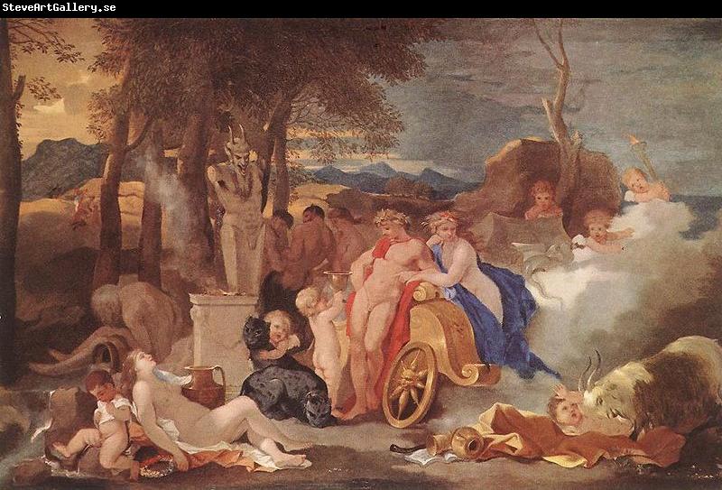 Sebastien Bourdon Bacchus and Ceres with Nymphs and Satyrs